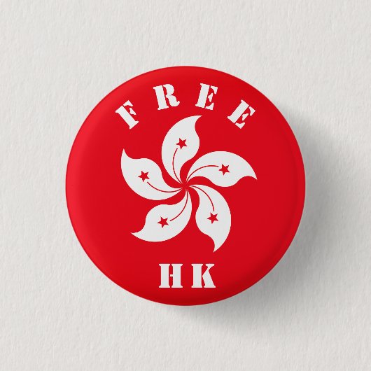 Vrij HK Ronde Button 3,2 Cm (Voorkant)