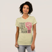 VRIJ IRAN T-SHIRT door #AhuraRepublic (Voorkant volledig)