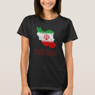 Vrij Iran Voor De Vrouwen Van Perzië T-shirt