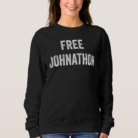 Vrij Johnathon Steun Johnathon's Vrijlating Uit G Trui (Voorkant)