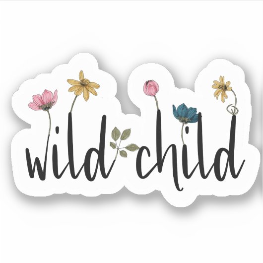 Vrij kind — aanjager | Die Cut Sticker (Voorkant)