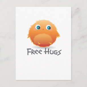 Vrij knuffeltje briefkaart