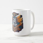 Vrij Koffiemok (Voorkant rechts)