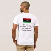 Vrij Libië T-shirt (Achterkant volledig)