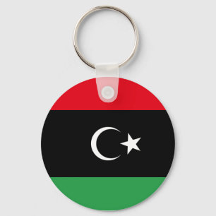 Vrij Libië vlag Sleutelhanger