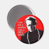 Vrij Man Magneet (Voorkant / Achterkant)