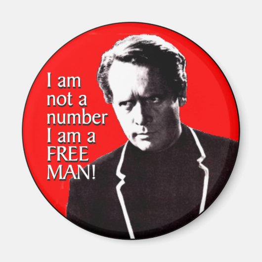 Vrij Man Magneet (Voorkant)