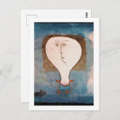 Vrij meisje, Klee Briefkaart (Voorkant / Achterkant)