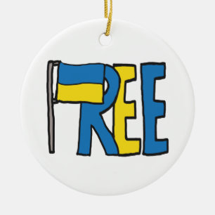 Vrij Oekraïne Keramisch Ornament