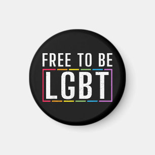 Vrij om LGBT biseksuele Gay Pride te zijn Magneet