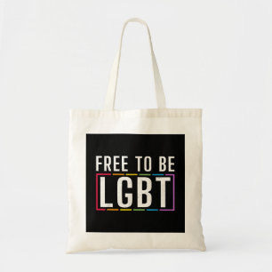 Vrij om LGBT biseksuele Gay Pride te zijn Tote Bag
