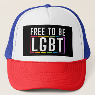 Vrij om LGBT biseksuele Gay Pride te zijn Trucker Pet