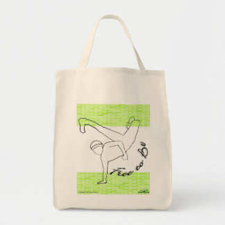 Vrij om te zijn: B-Boy Tote Bag