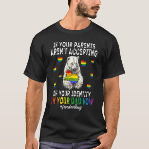 Vrij pa Hugs Proud Papa Beer Lgbt Gay Pride Lgbetq T-shirt