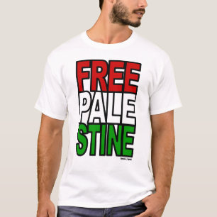 Vrij Palestijns blok T-shirt