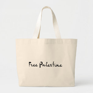 Vrij Palestina - ط ي ن - Palestijnse vlag - س  Grote Tote Bag