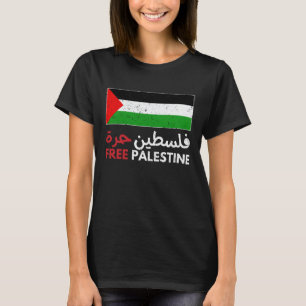 Vrij Palestina De Palestijnse Vlag Vrije Gaza T-shirt