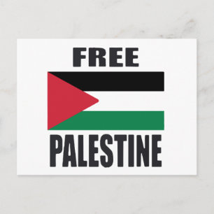 Vrij Palestina Feestdagenkaart