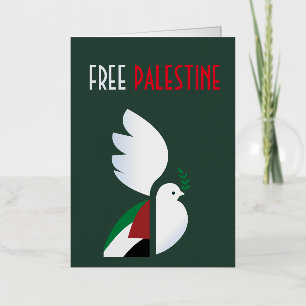 Vrij Palestina Folie Wenskaart