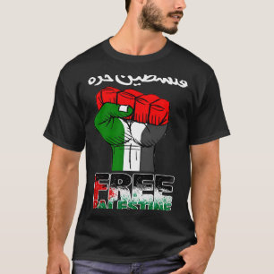Vrij Palestina Gaza Arabisch Steun Palestijnse vla T-shirt