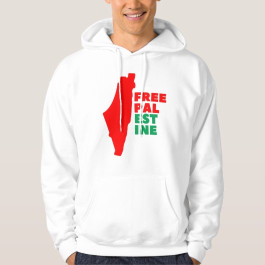 Vrij Palestina Hoodie (Voorkant)