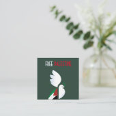 Vrij Palestina Informatiekaartje (Staand voorkant)