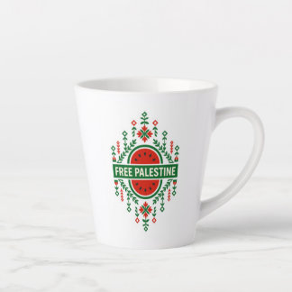 Vrij Palestina Latte Mok