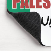 Vrij Palestina nu Palestijnse vlag Muismat (Hoek)