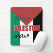 Vrij Palestina nu Palestijnse vlag Muismat (Met muis)