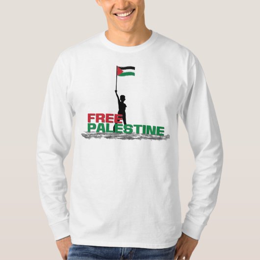 Vrij Palestina, Palestina, Palestijnse vlag, Gaza T-shirt (Voorkant)