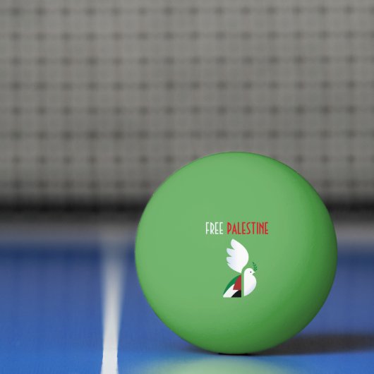 Vrij Palestina Pingpongballen (Net)