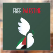 Vrij Palestina Raamsticker (Vel 2)