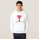 Vrij Palestina | Rode driehoek Hoodie (Voorkant volledig)