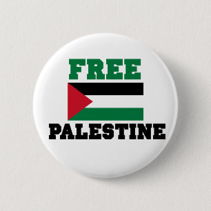 Vrij Palestina Ronde Button 5,7 Cm