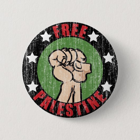 Vrij Palestina Ronde Button 5,7 Cm (Voorkant)