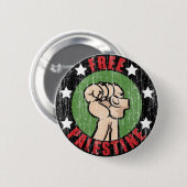 Vrij Palestina Ronde Button 5,7 Cm (Voorkant /achterkant)