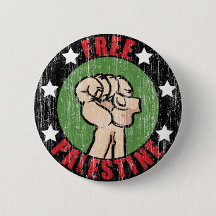 Vrij Palestina Ronde Button 5,7 Cm