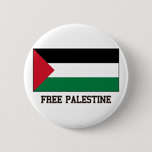 Vrij Palestina Ronde Button 5,7 Cm (Voorkant)