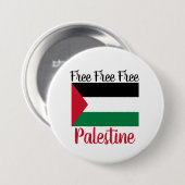 Vrij Palestina Ronde Button 7,6 Cm (Voorkant /achterkant)
