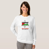Vrij Palestina: 's Werelds grootste shirt van geva (Voorkant volledig)