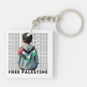 Vrij Palestina Sleutelhanger (Achterkant)