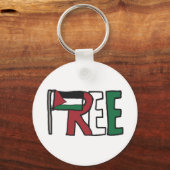 Vrij Palestina Sleutelhanger (Voorkant)