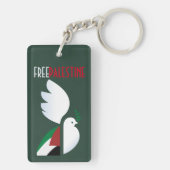 Vrij Palestina Sleutelhanger (achterkant)