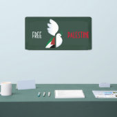 Vrij Palestina Spandoek (Beurs)