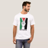 Vrij Palestina T-shirt (Voorkant volledig)