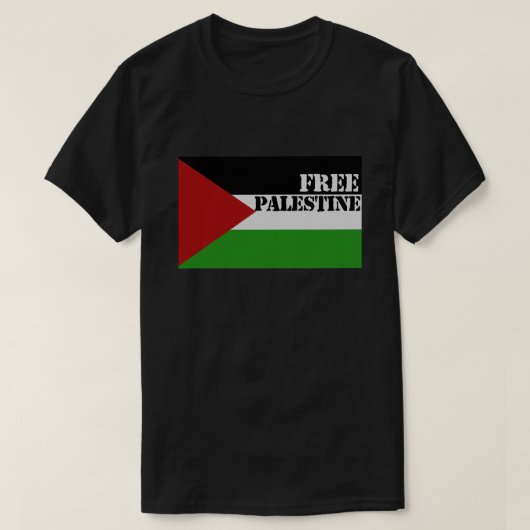 Vrij Palestina T-shirt (Design voorkant)