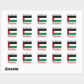 Vrij Palestina Vierkante Sticker (Vel)