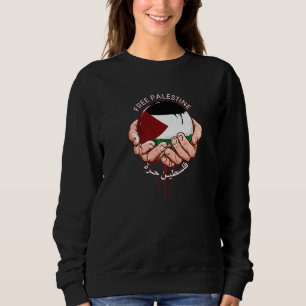 Vrij Palestina Vlag I houdt van Palestine Gaza Pal Trui