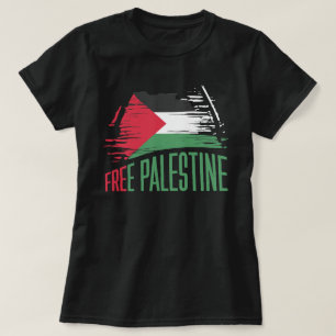 Vrij Palestina Vrede Palestina Gaza Jeruzalem T-shirt