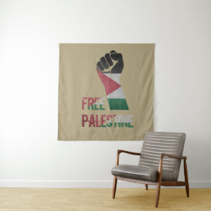 vrij palestina vrijheid voor palestina wandkleed